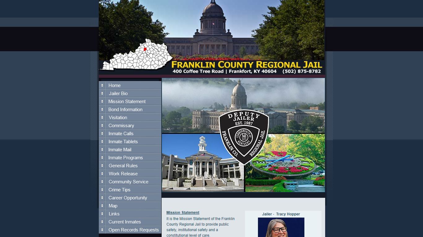 Welcome to the Franklin County Regional Jail